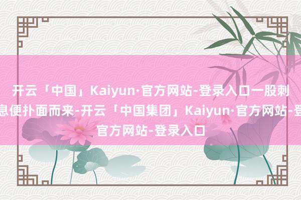 开云「中国」Kaiyun·官方网站-登录入口一股刺鼻的气息便扑面而来-开云「中国集团」Kaiyun·官方网站-登录入口