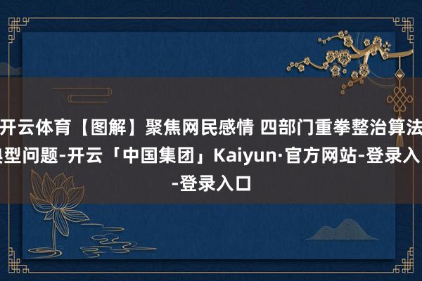 开云体育【图解】聚焦网民感情 四部门重拳整治算法典型问题-开云「中国集团」Kaiyun·官方网站-登录入口