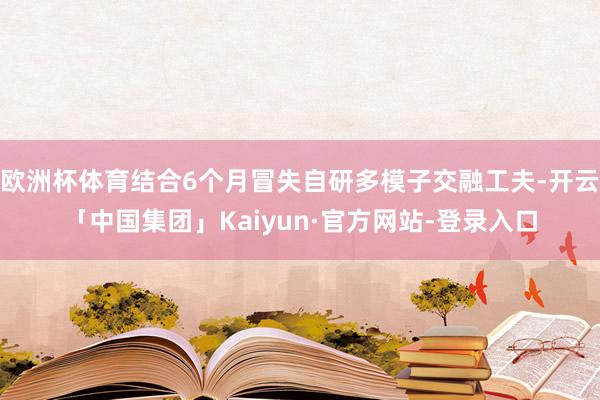 欧洲杯体育结合6个月冒失自研多模子交融工夫-开云「中国集团」Kaiyun·官方网站-登录入口